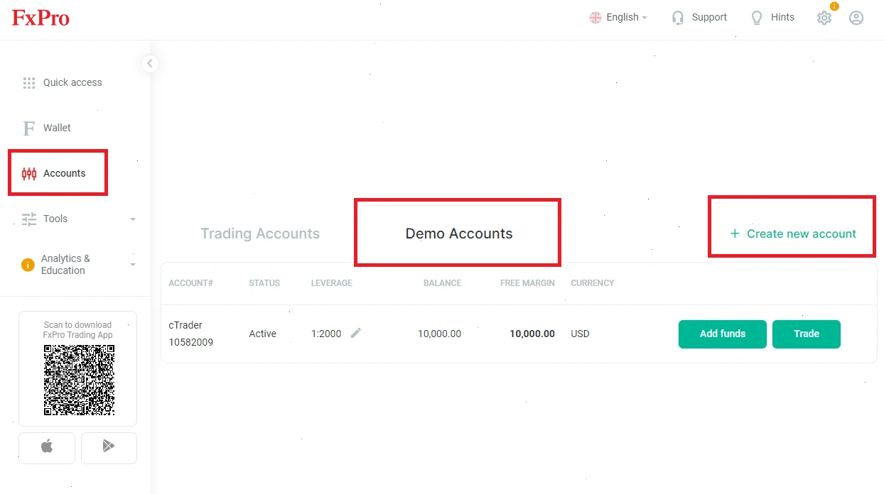 create-new-demo-fxpro